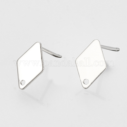 Accessoires de clous d'oreilles en laiton KK-N186-60P-1