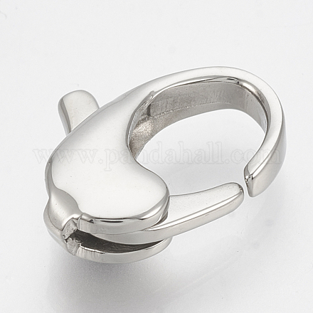 316 Stainless Steel Lobster Claw Clasps STAS-T033-20-1