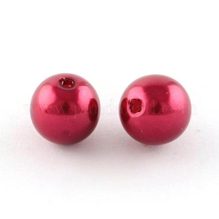 ABS Plastic Imitation Pearl Round Beads SACR-S074-10mm-A38-1