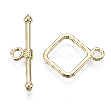 Alloy Toggle Clasps PALLOY-T075-82G-NR-1
