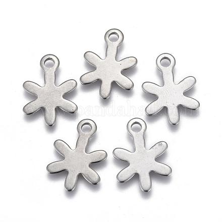 201 Stainless Steel Charms STAS-F139-018P-1