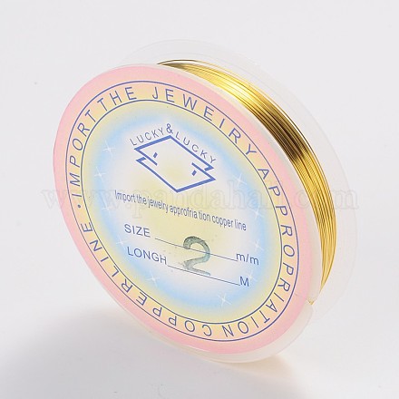 銅製ワイヤー  ニッケルフリー  ゴールド  32ゲージ  0.2mm  約35m /ロール CW0.2mm007-1