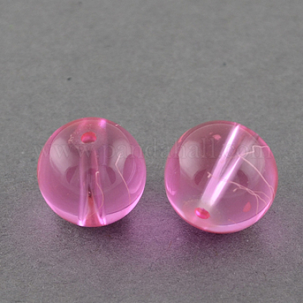 Drawbench Transparent Glass Beads Strands GLAD-Q012-16mm-03-1