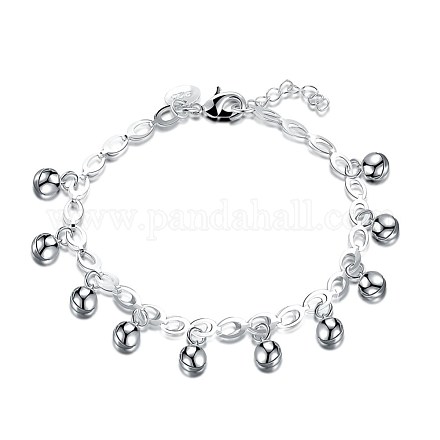 Fashion Brass Charm Bracelets BJEW-BB26620-1