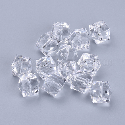 Perles en acrylique transparente X-TACR-Q259-14mm-V01-1