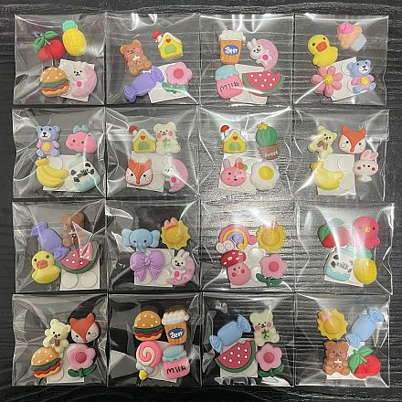 Self-Adhesive Opaque Resin Cabochons WG84278-01-1