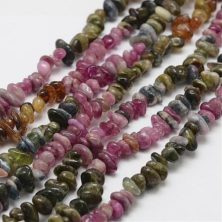 Natural Tourmaline Beads Strands G-F328-31-1