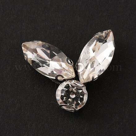 Шить на горный хрусталь&nbsp;LS-RGLA-WH0012-01D-1