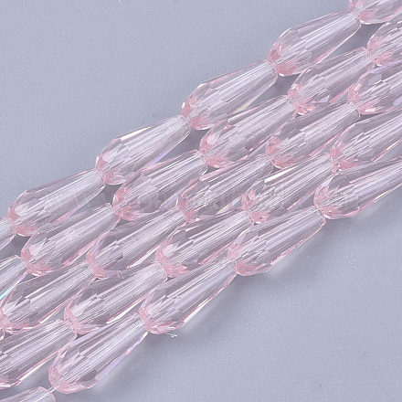 Chapelets de perles en verre transparente   X-GLAA-T009-004G-1
