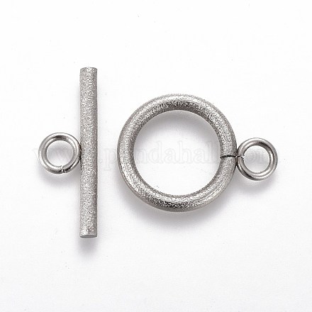 304 Stainless Steel Toggle Clasps STAS-P248-03P-1