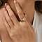 Fashionable Special-Interest 304 Stainless Steel Cubic Zirconia Finger Rings, Infinity, US Size 8(18.1mm)