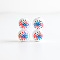 Wood Beads, Round, Colorful, 16mm, Hole: 4mm