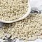 Glass Seed Beads, Peanut, Light Goldenrod Yellow, 3.5~4x2~2.5x2~2.3mm, Hole: 0.8mm, about 8000pcs/pound
