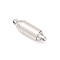 304 Stainless Steel Magnetic Clasps, Column, Stainless Steel Color, 16x5x5mm, Hole: 1.2mm