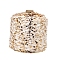 Polyester Sequins Yarn, for Knitting Crochet Supplies, Moccasin, 3~6mm