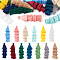 13Pcs 13 Colors Polyester 
Tassel Pendants, Mixed Color, 84x28mm, 1pc/color