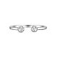 TINYSAND 925 Sterling Silver Cuff Rings TS-R421-S-2