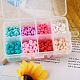 400Pcs 8 Colors Handmade Polymer Clay Beads CLAY-PJ0001-01-4