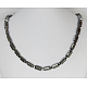 Synthetic Non-Magnetic Hematite Necklace X-NJEW-457L-69-2