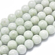Natürliche myanmarische Jade / burmesische Jade-Perlenstränge G-D0001-09-10mm-1