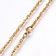 304 Stainless Steel Rope Chain Necklaces NJEW-F227-08G-02-2