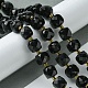 Natürlichen Obsidian Perlen Stränge G-Q010-A23-01-2