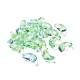 Transparent Electroplate Glass Beads GLAA-F122-01E-3