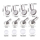 UNICRAFTALE 40 Sets 4 Sizes Stainless Steel Leverback Earring Findings DIY-UN0001-08P-4