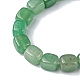 Natürlichen grünen Aventurin Perlen Stränge G-F743-02G-4