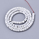 Vaporisez peints non-magnétiques synthétiques perles d'hématite brins G-R468-03C-13-2