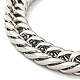 201 Stainless Steel Cuban Link Chains Bracelet for Men Women BJEW-H550-03B-P-2