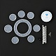 DIY плоские круглые комплекты для изготовления колокольчиков DIY-P028-22-2
