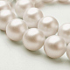 Cuentas de perlas de imitación de concha BSHE-F0014-6mm-10-1