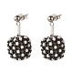 TOHO Japanese Seed Beads Dangle Stud Earrings EJEW-JE04762-04-1