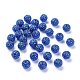 Chunky Resin Rhinestone Bubblegum Ball Beads RESI-A001-2-2