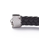 Fabricación de brazalete de cordón de poliéster encerado trenzado MAK-Z001-01-2