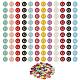 120 pièces 12 couleurs breloques en alliage plaqué or ENAM-SZ0001-64G-8
