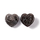 Perles d'obsidienne en argent naturel G-G859-12-3