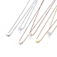 304 Stainless Steel Two Tiered Necklaces NJEW-O118-05-1