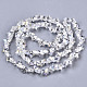 Chapelets de perles en verre électroplaqué EGLA-N002-05A-2
