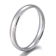 304 Stainless Steel Flat Plain Band Rings STAS-I160-D-P-1