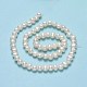 Fili di perle di perle d'acqua dolce coltivate naturali PEAR-F018-16B-01-3