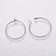 316 Surgical Stainless Steel Hoop Earrings Findings X-STAS-K146-039-20mm-1