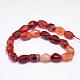 Natural Red Agate Beads Strands G-K126-C01-2