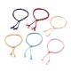 Bracelets de cordon tressé en coton BJEW-JB05694-1