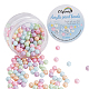 Cuentas de perlas de imitación de plástico ecológicas olycraft MACR-OC0001-10-1