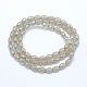 Electroplate Glass Beads EGLA-G023-M-PL04-2