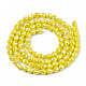 Opaque Glass Beads Strands EGLA-T008-16L-2