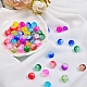 150Pcs 10 Colors Baking Painted Crackle Glass Bead Strands CCG-SZ0001-03-6