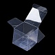 Quadratische transparente Kunststoff-PVC-Box-Geschenkverpackung CON-F013-01K-3